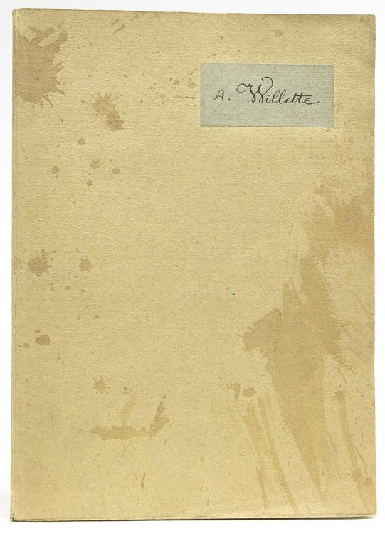 Item #54844 Madelaine: Monologue et 9 Dessins (5 mounted color illustrations & 4 line drawings). Curiosa, A. Willette.