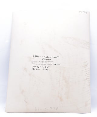 Item #57918 … and Stork's Nest, Segovia. Spain, Carl Van Vechten