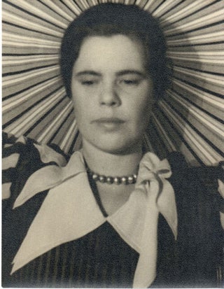 Item #57982 Portrait Photograph of Andrew Dasburg's Wife, (Marina Wister). Andrew Dasburg,...