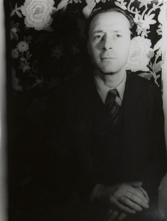 Item #57990 Portrait photograph of Pavel Tchelitchew. Pavel Tchelitchew, Carl Van Vechten.