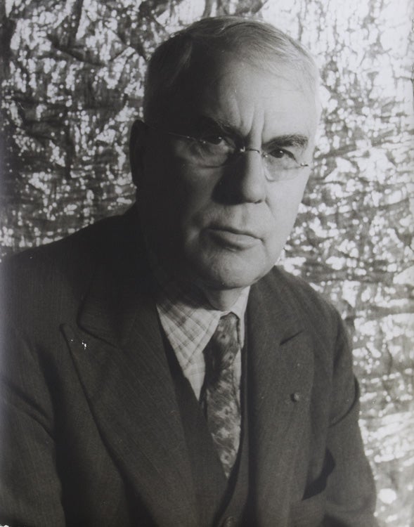Portrait photograph of Albert C. Barnes, New York