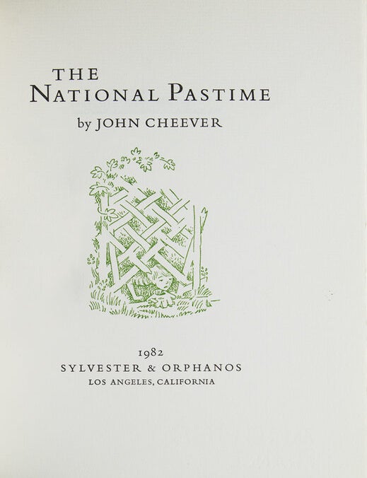 The National Pastime