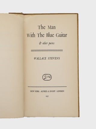 Item #59675 The Man with the Blue Guitar & Other Poems. Wallace Stevens