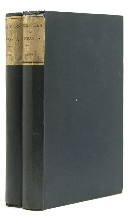 Item #61277 Pericles & Aspasia. Edited by C.G. Crump. Walter Savage Landor.