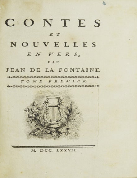 Contes et Nouvelles en Vers