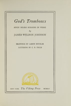 God's Trombones: Some Negro Sermons in Verse