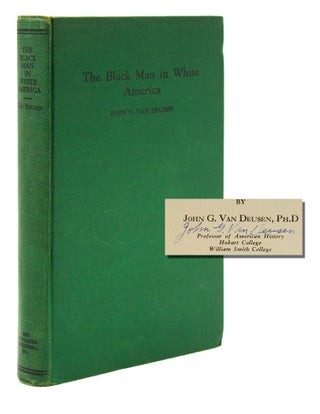 Item #63042 The Black Man in White America. John G. Van Deusen
