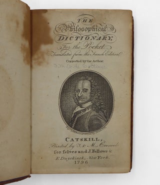 Item #65253 The Philosophical Dictionary, for the Pocket. Translated from the French Edition....