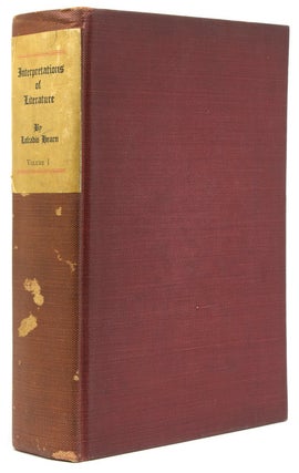 Item #8832 Interpretation of Literature. Selected and Edited with an Introduction by John...